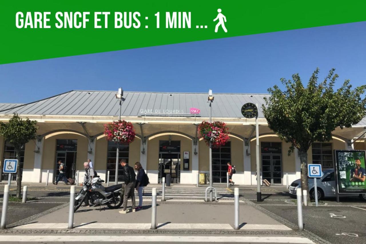 דירות Loc Trotteur Le Fleur Des Champs F2 Cosy, Gare Sncf De לורדה מראה חיצוני תמונה
